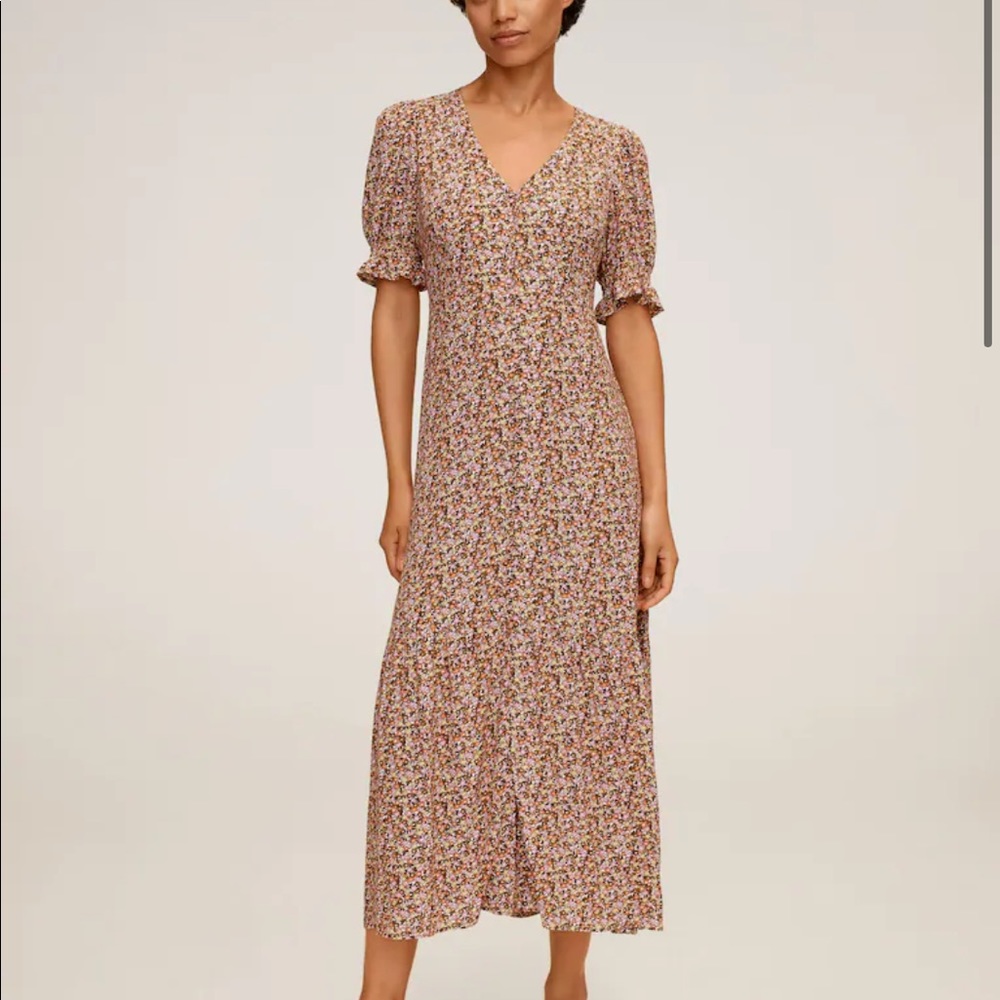 NWT Mango Floral Print Dress